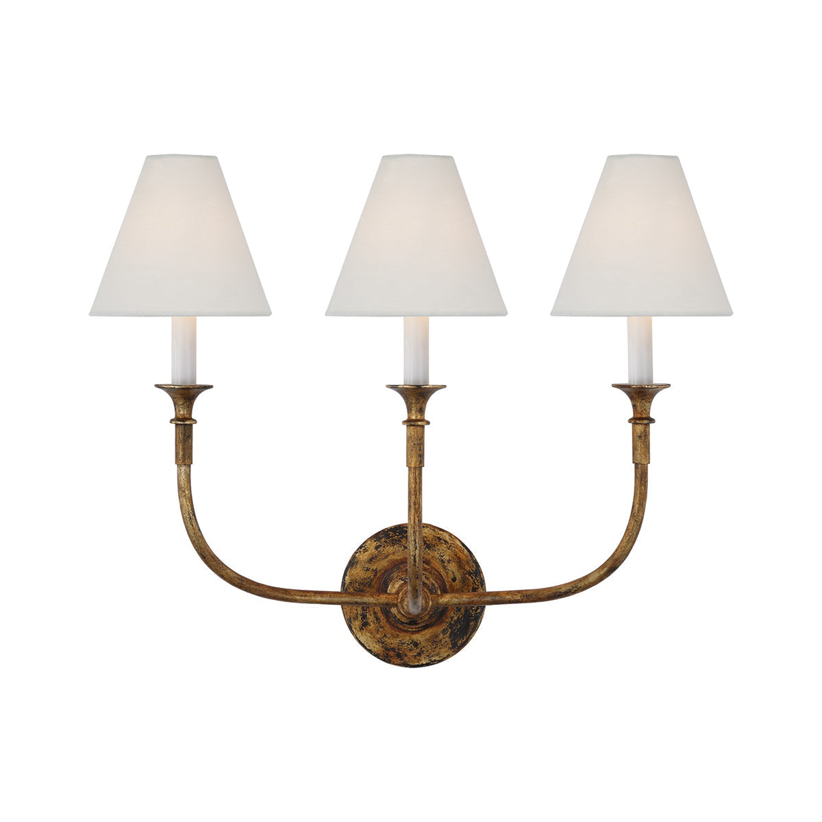Silva Lámpara de Pared Vintage de Tela con Brazo de Negro/Blanco/Látón — imagen 30 | Aura Lighting