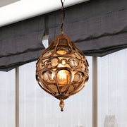 Silva Loft Sphere Lámpara Colgante Vintage Farmhouse Negro/Bronce Comedor — imagen 5 | Aura Lighting