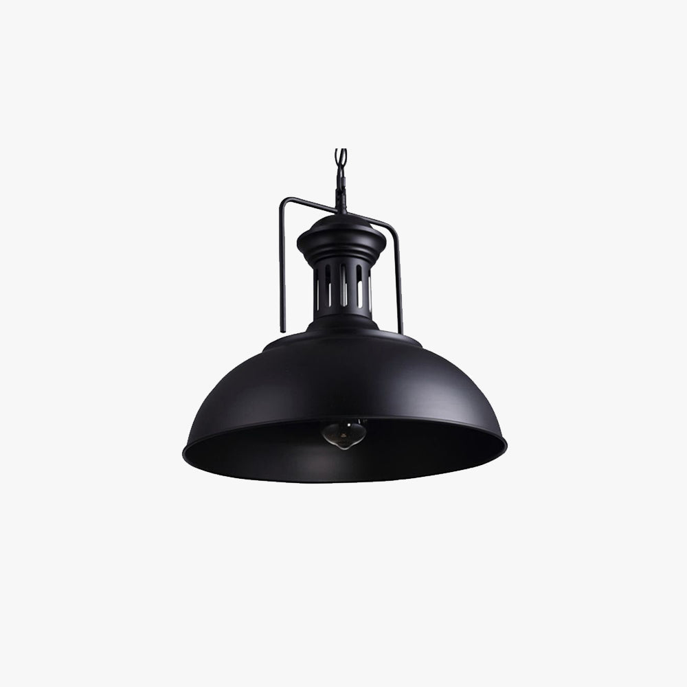Silva Retro LED Lámpara Colgante Comedor Negro/Óxido Metal — imagen 1 | Aura Lighting