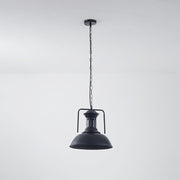 Silva Retro LED Lámpara Colgante Comedor Negro/Óxido Metal — imagen 11 | Aura Lighting