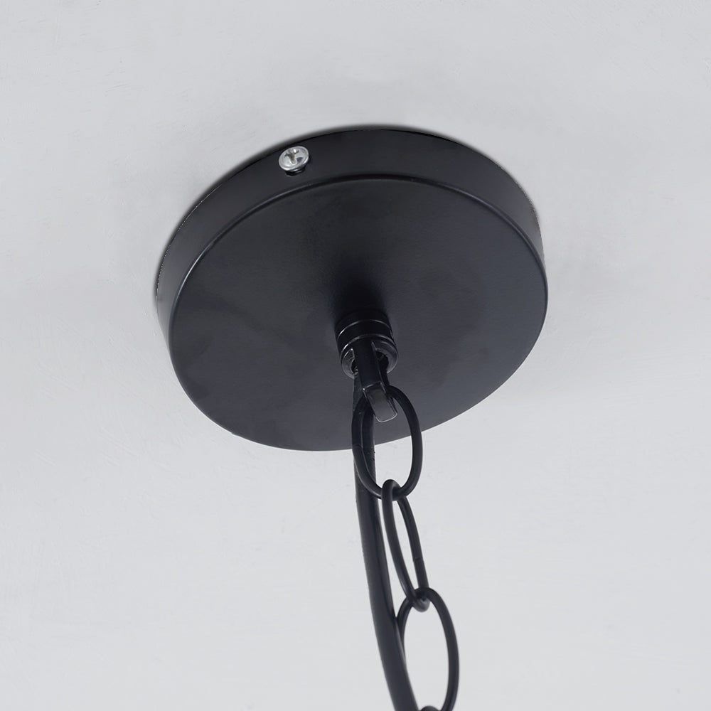 Silva Retro LED Lámpara Colgante Comedor Negro/Óxido Metal — imagen 6 | Aura Lighting