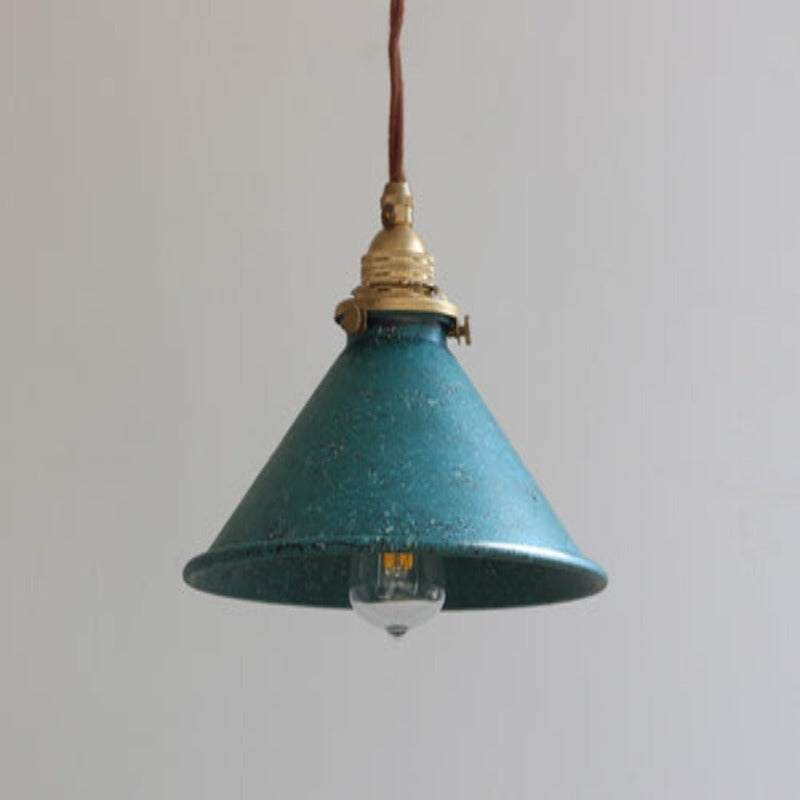 Silva Vintage Rústica Cónico Metal LED Lámpara Colgante — imagen 3 | Aura Lighting