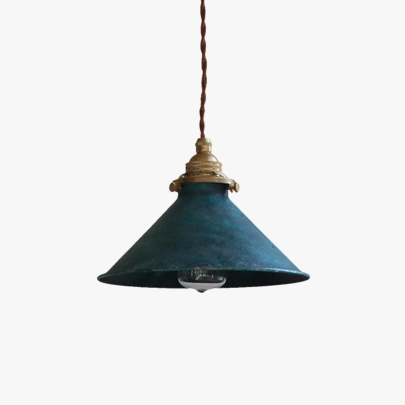 Silva Vintage Rústica Cónico Metal LED Lámpara Colgante — imagen 5 | Aura Lighting