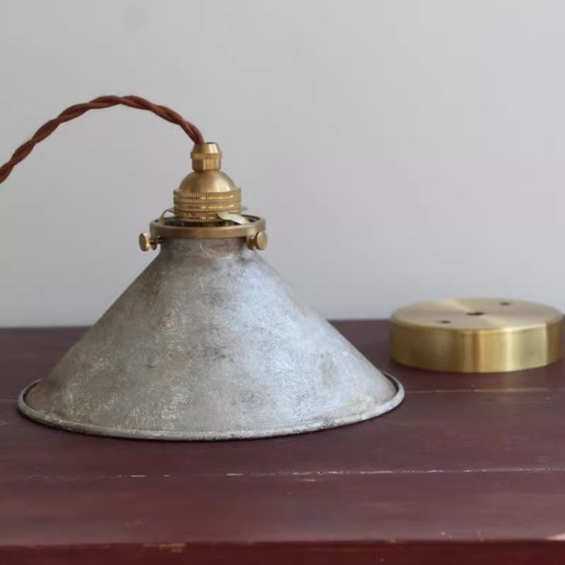 Silva Vintage Rústica Cónico Metal LED Lámpara Colgante — imagen 8 | Aura Lighting