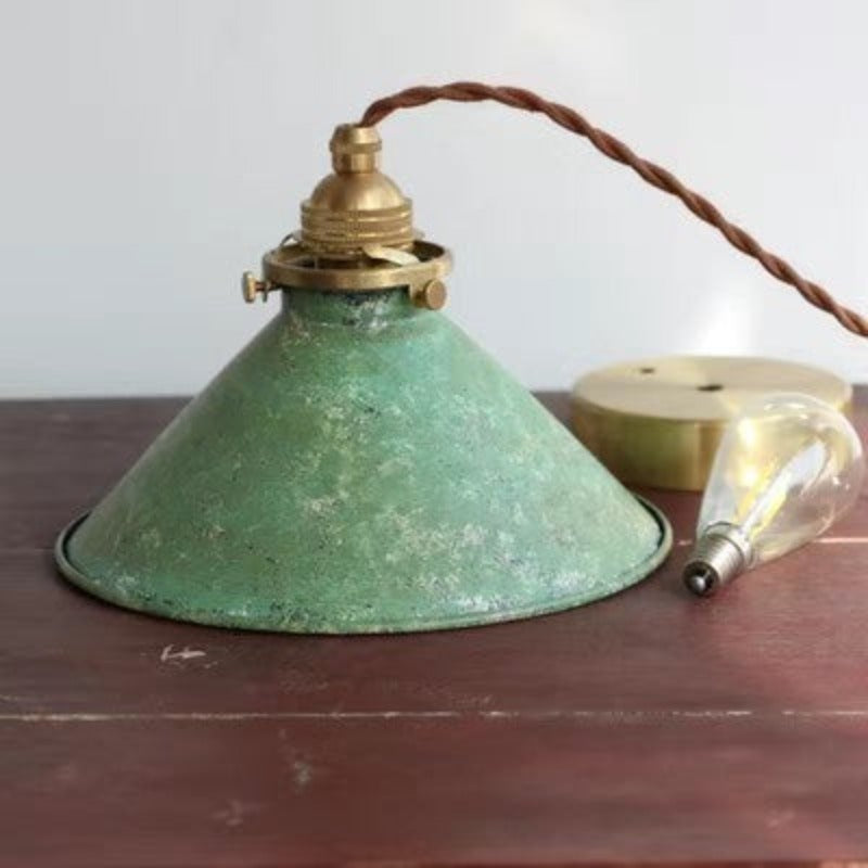 Silva Vintage Rústica Cónico Metal LED Lámpara Colgante — imagen 9 | Aura Lighting