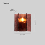 Solanic Aplique de Pared Vidrio Artístico Elegante — imagen 4 | Aura Lighting