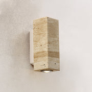Uvineth Modern Minimalist Travertine Wall Lamp - Lamp Copper