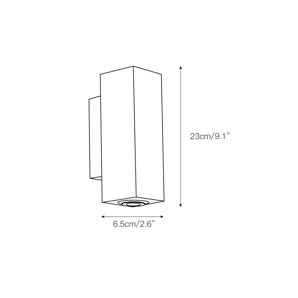 Uvineth Modern Minimalist Travertine Wall Lamp - Lamp Copper