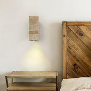 Uvineth Modern Minimalist Travertine Wall Lamp - Lamp Copper