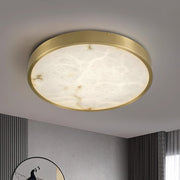 Uzoror Modern Minimalist Recessed Alabaster Ceiling Light - Lamp Copper
