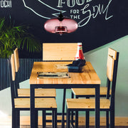 Valentina Moderna Macaron Vidrio LED Lámpara Colgante Negra/Rosa/Azul — imagen 17 | Aura Lighting