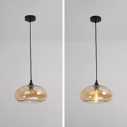Valentina Moderna Macaron Vidrio LED Lámpara Colgante Negra/Rosa/Azul — imagen 20 | Aura Lighting