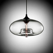 Valentina Moderna Macaron Vidrio LED Lámpara Colgante Negra/Rosa/Azul — imagen 6 | Aura Lighting