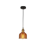 Valentina Industrial Domo Metal/Vidrio Lámpara Colgante Roja/Amarilla/Azul — imagen 18 | Aura Lighting