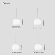 Valentina Lámpara Colgante de Cristal en Forma de Huevo Globo Moderno — imagen 3 | Aura Lighting