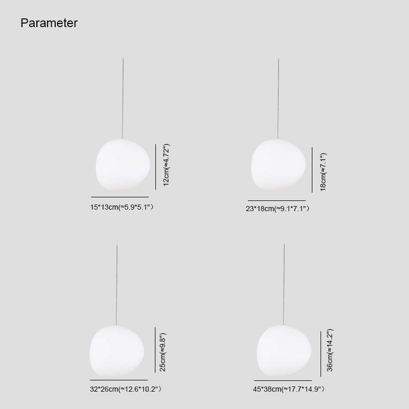 Valentina Lámpara Colgante de Cristal en Forma de Huevo Globo Moderno — imagen 3 | Aura Lighting