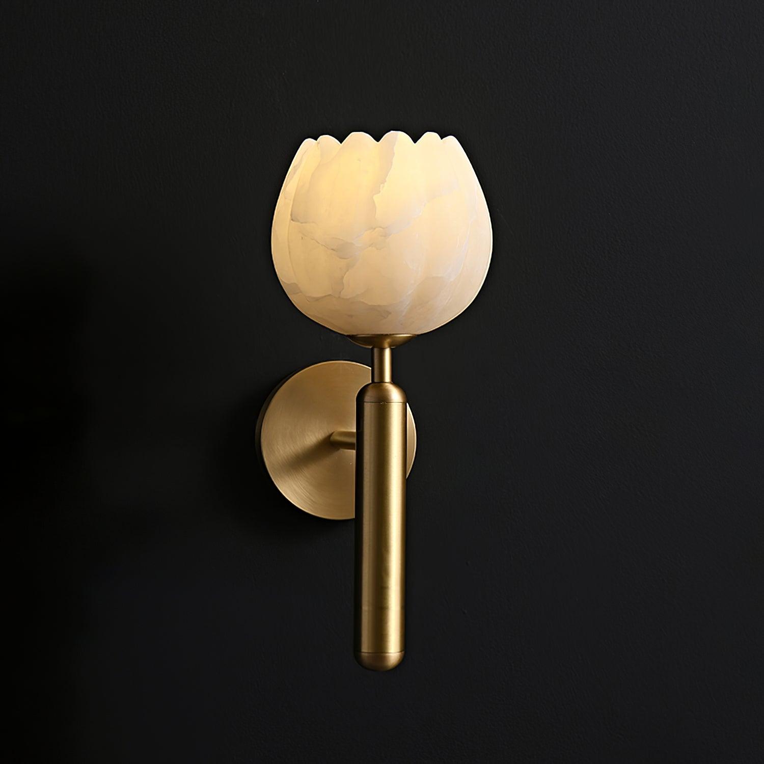 Valentina Lámpara de Pared con Flores de Alabastro — imagen 12 | Aura Lighting