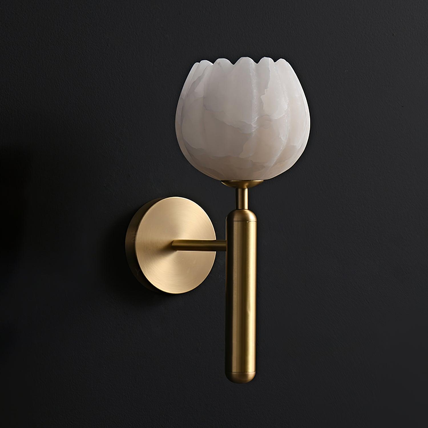 Valentina Lámpara de Pared con Flores de Alabastro — imagen 13 | Aura Lighting