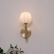 Valentina Lámpara de Pared con Flores de Alabastro — imagen 15 | Aura Lighting