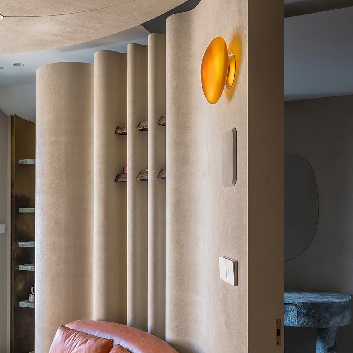 Valentina Lámpara de Pared de Vidrio en Forma de Burbuja — imagen 47 | Aura Lighting
