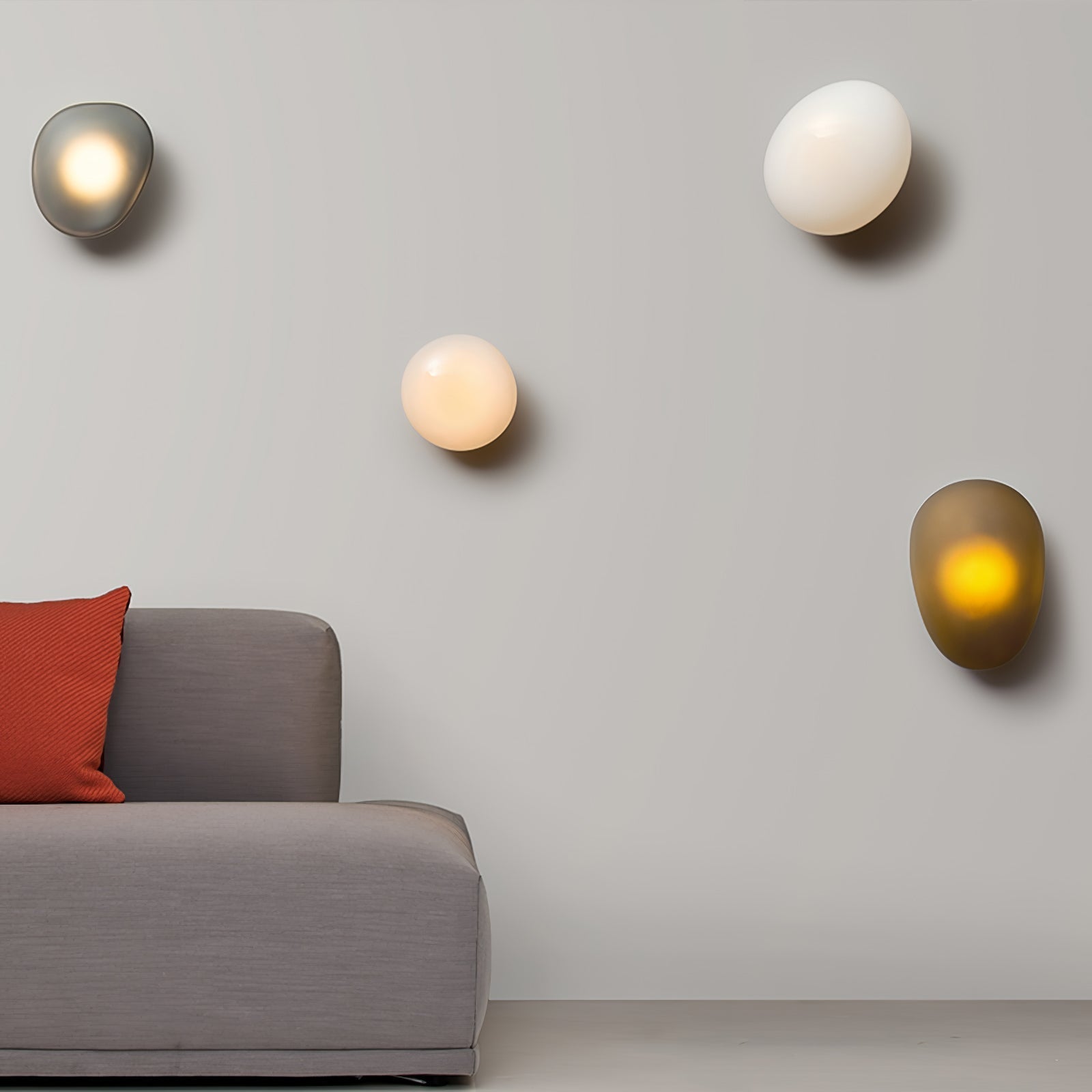 Valentina Lámpara de Pared de Vidrio en Forma de Burbuja — imagen 4 | Aura Lighting