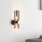 Valentina Lámpara de Pared de Vidrio para Dormitorio Azul/Gris/Blanco — imagen 12 | Aura Lighting