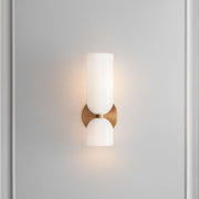 Valentina Lámpara de Pared de Vidrio para Dormitorio Azul/Gris/Blanco — imagen 5 | Aura Lighting