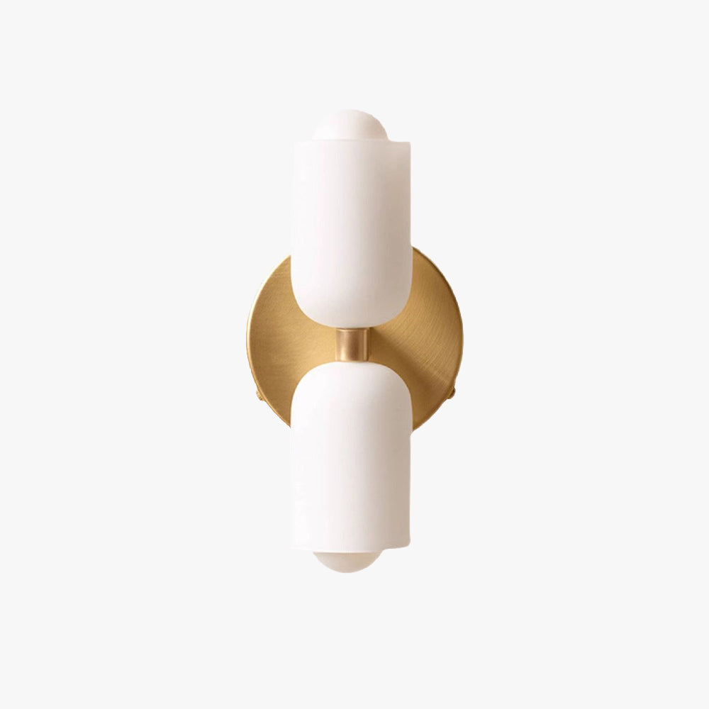 Valentina Modern Metal/Vidrio LED Aplique Dormitorio — imagen 1 | Aura Lighting