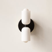 Valentina Modern Metal/Vidrio LED Aplique Dormitorio — imagen 3 | Aura Lighting