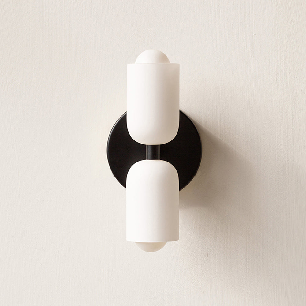 Valentina Modern Metal/Vidrio LED Aplique Dormitorio — imagen 3 | Aura Lighting
