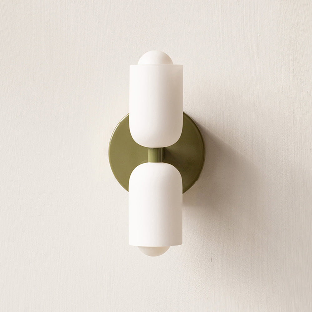Valentina Modern Metal/Vidrio LED Aplique Dormitorio — imagen 5 | Aura Lighting