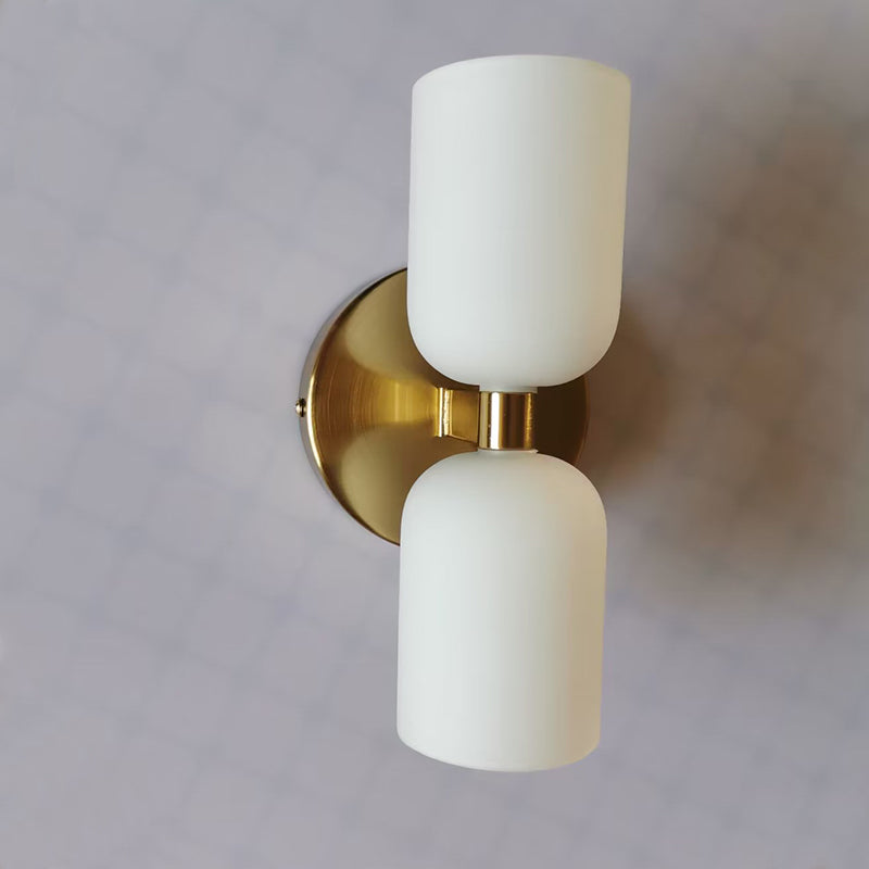 Valentina Modern Metal/Vidrio LED Aplique Dormitorio — imagen 6 | Aura Lighting