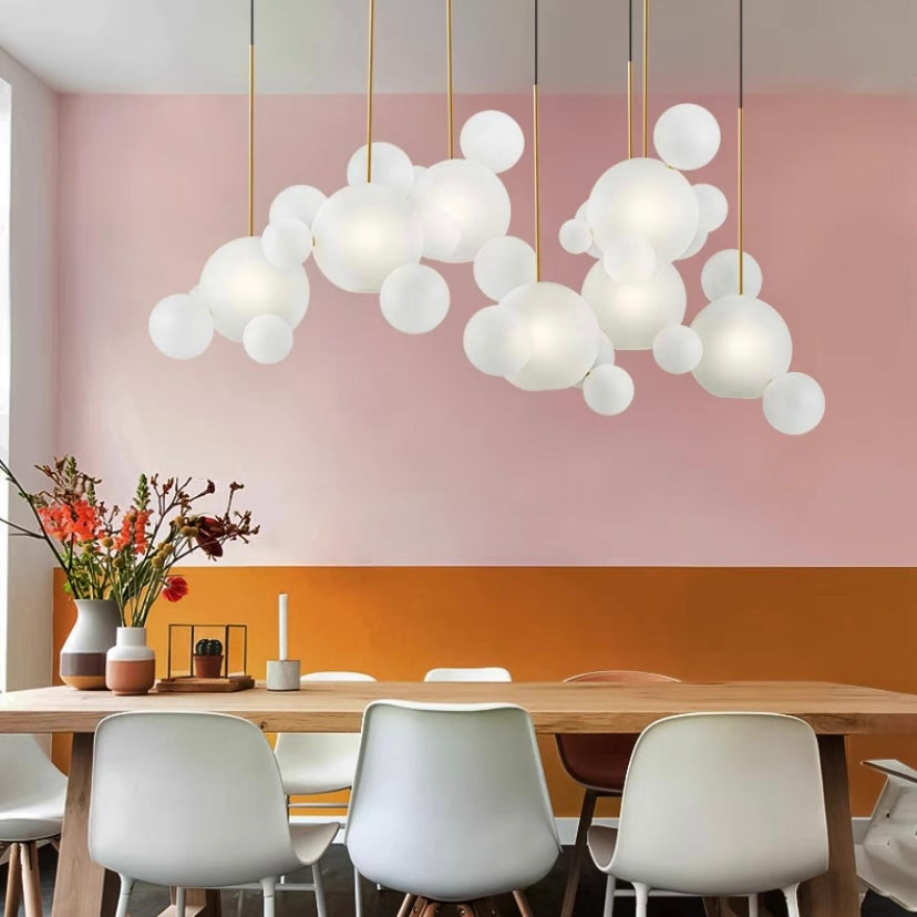 Valentina Moderna Diseño Lámpara Colgante de Burbujas Metal/Vidrio — imagen 10 | Aura Lighting