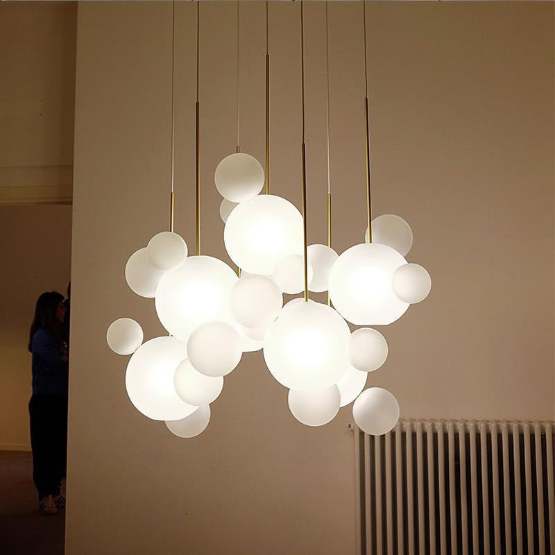 Valentina Moderna Diseño Lámpara Colgante de Burbujas Metal/Vidrio — imagen 13 | Aura Lighting