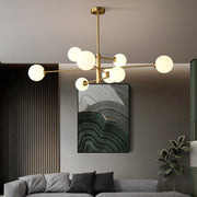 Valentina Moderna Esfera Diseña Vidrio/Metal Lámpara Colgante Cobre/Negra — imagen 11 | Aura Lighting