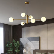 Valentina Moderna Esfera Diseña Vidrio/Metal Lámpara Colgante Cobre/Negra — imagen 12 | Aura Lighting