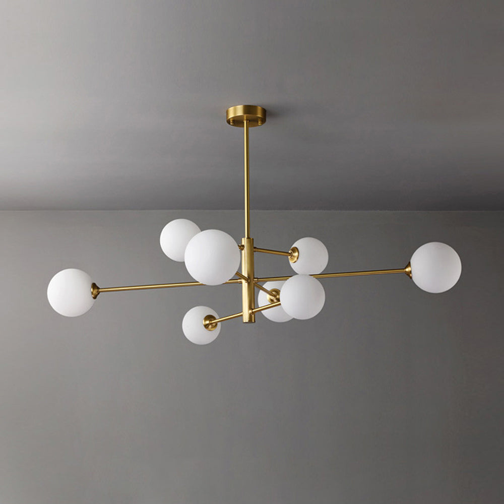 Valentina Moderna Esfera Diseña Vidrio/Metal Lámpara Colgante Cobre/Negra — imagen 14 | Aura Lighting
