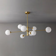 Valentina Moderna Esfera Diseña Vidrio/Metal Lámpara Colgante Cobre/Negra — imagen 14 | Aura Lighting