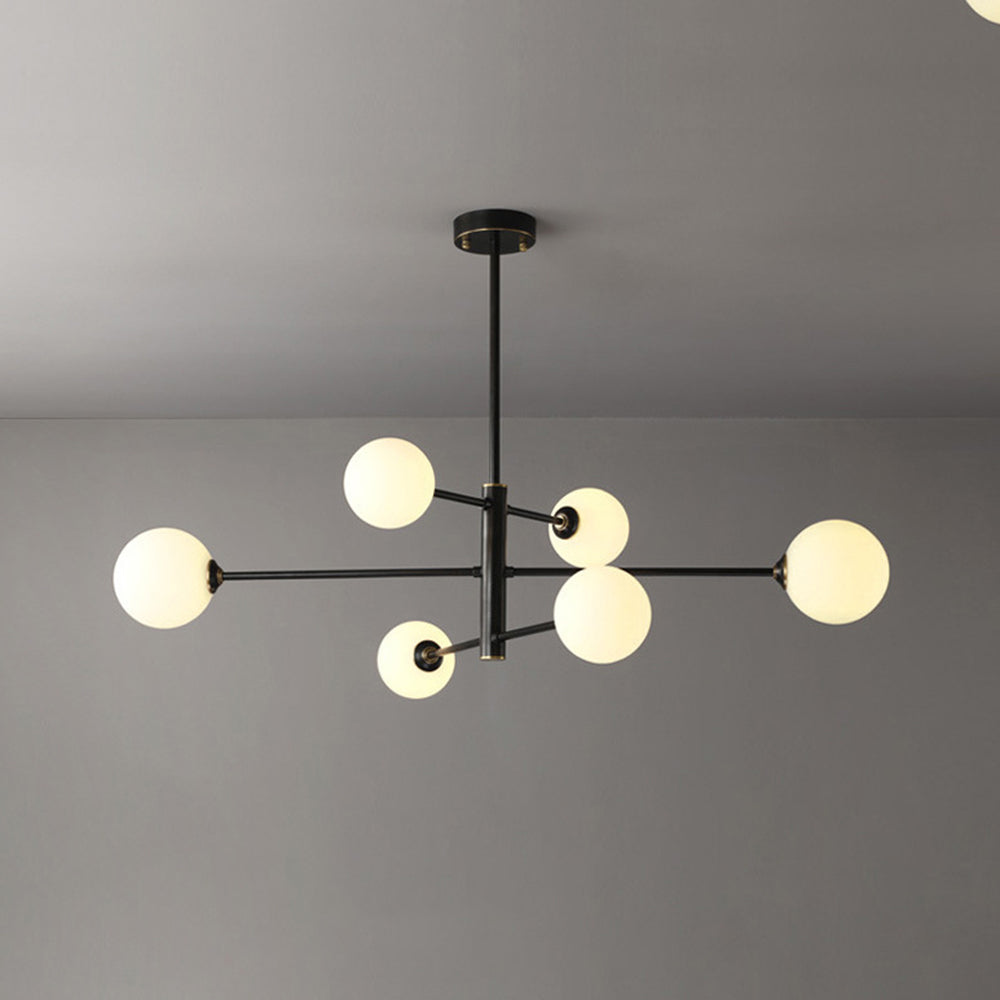 Valentina Moderna Esfera Diseña Vidrio/Metal Lámpara Colgante Cobre/Negra — imagen 15 | Aura Lighting