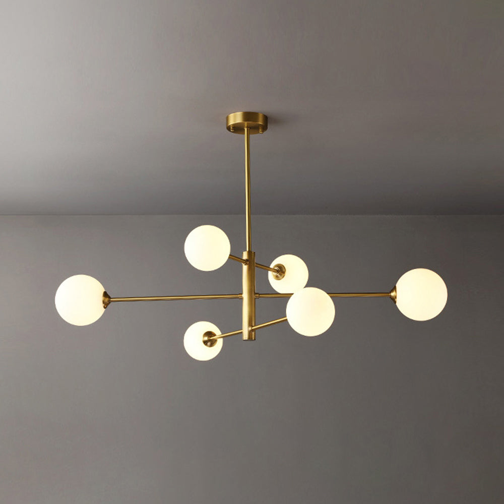 Valentina Moderna Esfera Diseña Vidrio/Metal Lámpara Colgante Cobre/Negra — imagen 17 | Aura Lighting