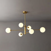 Valentina Moderna Esfera Diseña Vidrio/Metal Lámpara Colgante Cobre/Negra — imagen 17 | Aura Lighting
