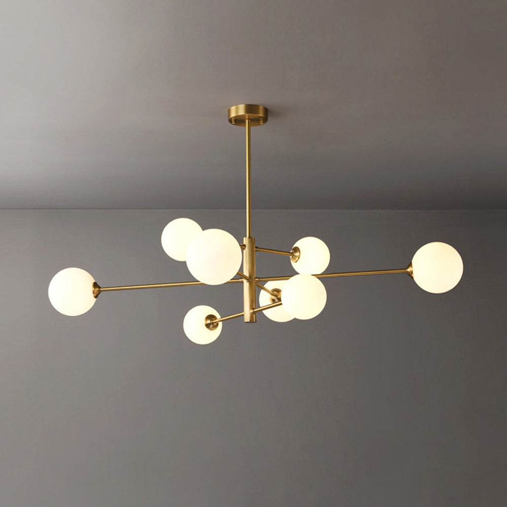 Valentina Moderna Esfera Diseña Vidrio/Metal Lámpara Colgante Cobre/Negra — imagen 18 | Aura Lighting