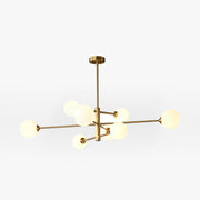 Valentina Moderna Esfera Diseña Vidrio/Metal Lámpara Colgante Cobre/Negra — imagen 1 | Aura Lighting