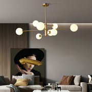 Valentina Moderna Esfera Diseña Vidrio/Metal Lámpara Colgante Cobre/Negra — imagen 9 | Aura Lighting