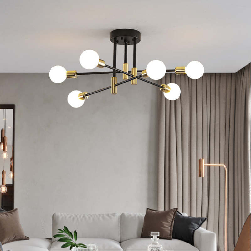 Valentina Moderna Nordic Multible Bola Metal Lámpara de Techo Blanca/Negra — imagen 1 | Aura Lighting