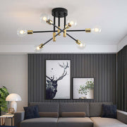 Valentina Moderna Nordic Multible Bola Metal Lámpara de Techo Blanca/Negra — imagen 2 | Aura Lighting