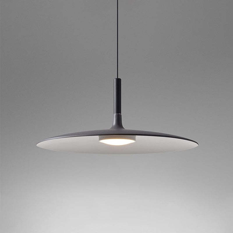 Valentina Moderna Sombrero Metal Lámpara Colgante Negra/Roja/Blanca — imagen 9 | Aura Lighting