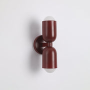 Valentina Moderno Doble Foco Cilíndrico Metal Aplique de Pared — imagen 10 | Aura Lighting