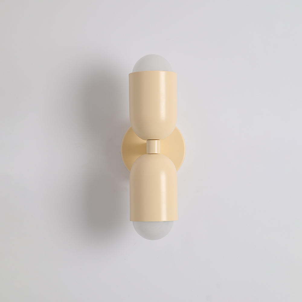 Valentina Moderno Doble Foco Cilíndrico Metal Aplique de Pared — imagen 13 | Aura Lighting