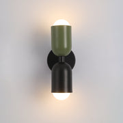 Valentina Moderno Doble Foco Cilíndrico Metal Aplique de Pared — imagen 21 | Aura Lighting